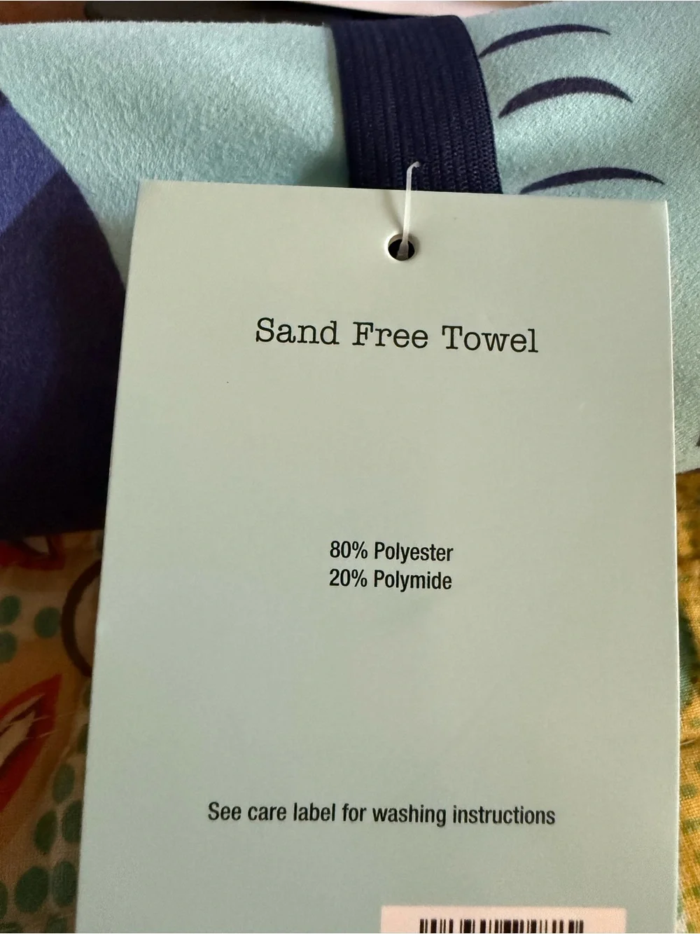 Sand Free Beach Towel Shark Striped Reversible